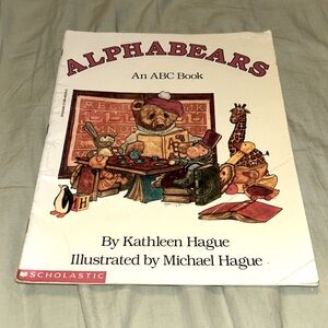 !!**KIDS BOOKS 4/$10**!! Alphabears An ABC Book By Kathleen Hague, 1992